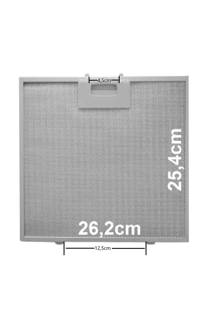 V47006100 Gaasfilter voor afzuigkap 262 x 253 mm Reserveonderdelen Beko, Esty, Finlux, Vestel, Hotpoint