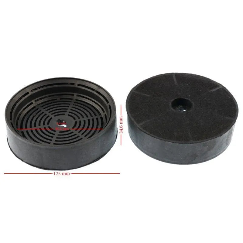 Угольный фильтр для вытяжки - 125x34,6 мм BEST 902979880 ECFB03 AEG, Electrolux, Zanussi, Faber ECFB03