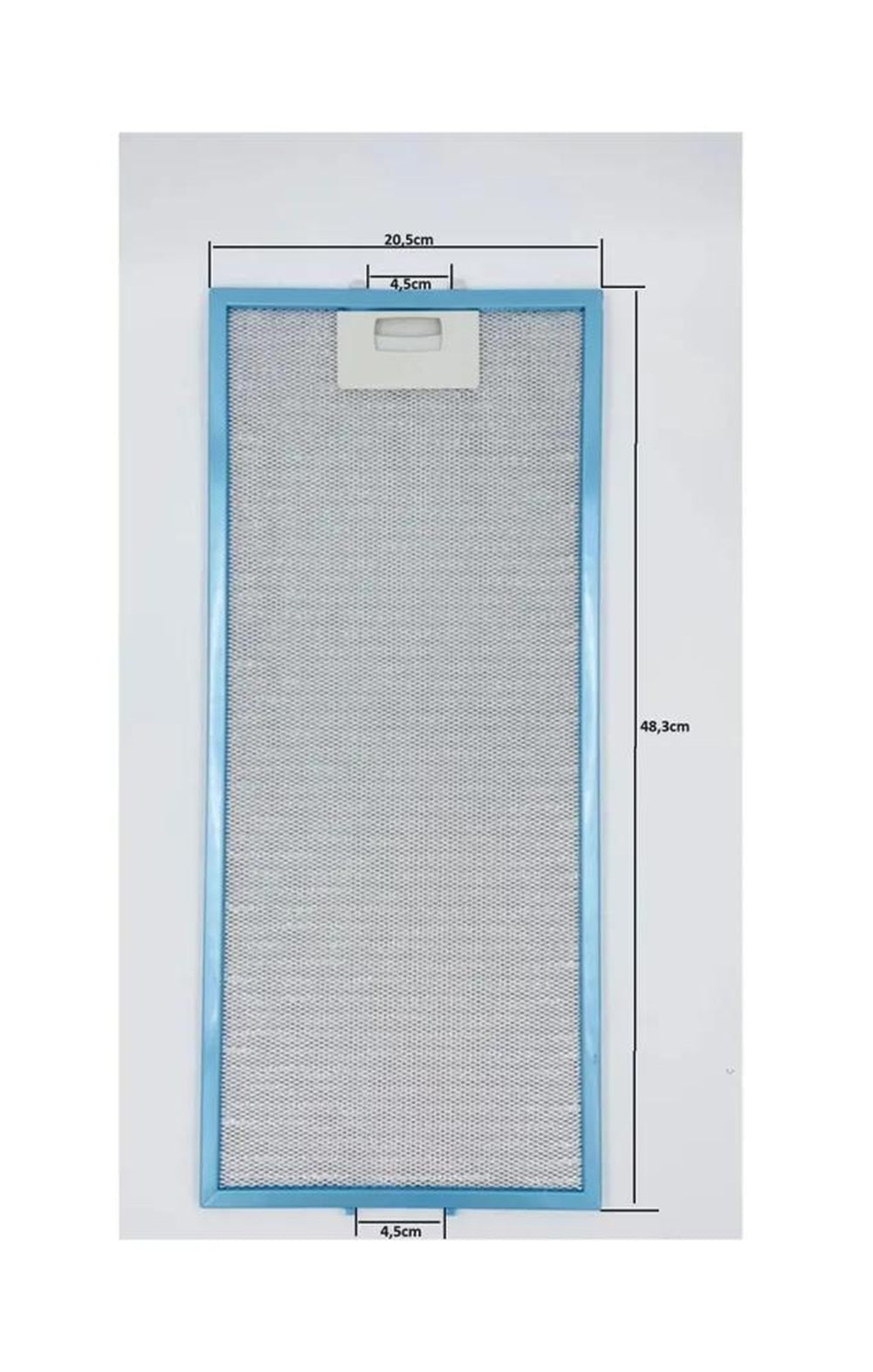 205X483 Kjøkkenhette Filter 20,5 X 48,3 cm Range Hette Fettfilter Kjøkkenavtrekk Aluminium 205 X 483