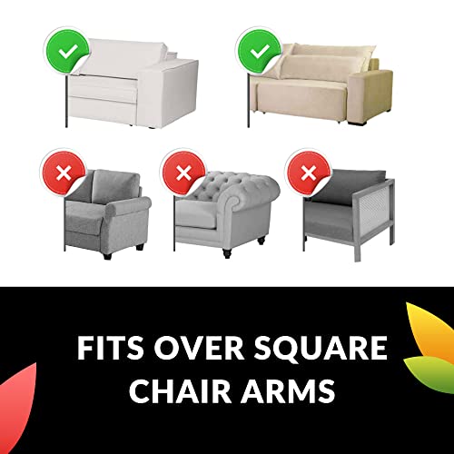 Bankdienblad - Afstandsbediening en houder voor mobiele telefoon, bankarmleuning met zakken. Geschikt voor vierkante armleuningen