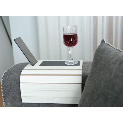 Funksjonell tresofabrett | Sofaarmbord | Justerbar sofaarmbrett | Sofa Sidebord