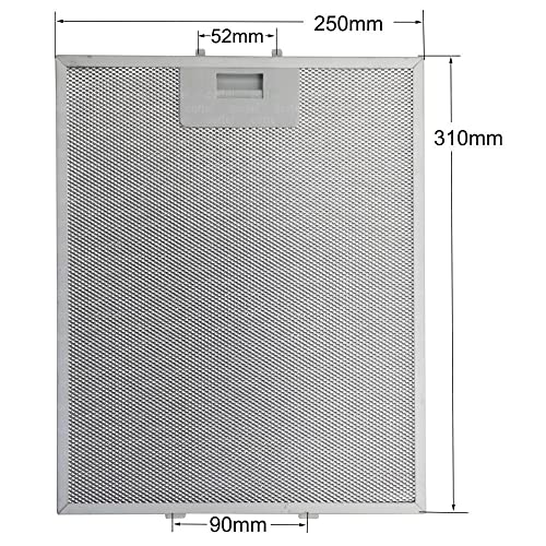 Filtro-compatibel 310 x 250, 00353110, 353110 voor camper Bosch DKE925B
