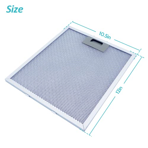 W10169961A Range Hood Filter Replacement,Fits Whirlpool, Ikea, Kitchen Aid,