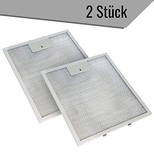 Filtro antigrasso i metallo per cappe aspiranti, 320 x 260 mm, filtro antigrasso con griglia x2