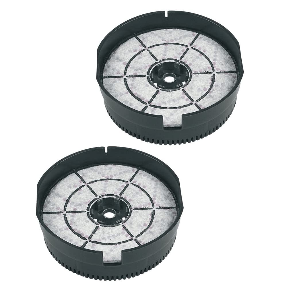2x Kohlefilter Dunstabzugshaube 142mmØ Ersatz für Type58 Filter Whirlpool 484000008782 AKB000/1 - Filter Dunstabzugshaube Aktivkohlefilter
