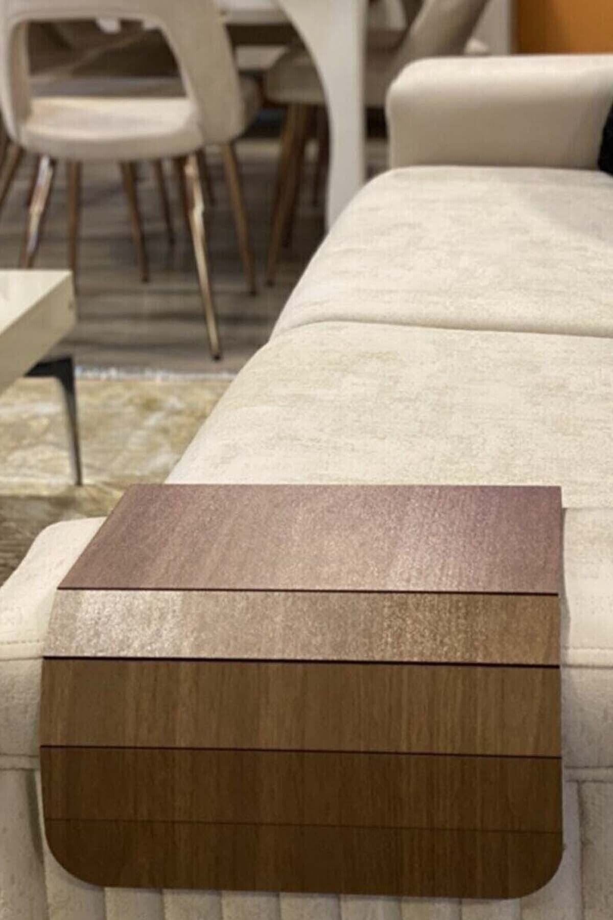 Bank armleuning tafel houten lepelhouder ontbijttafel