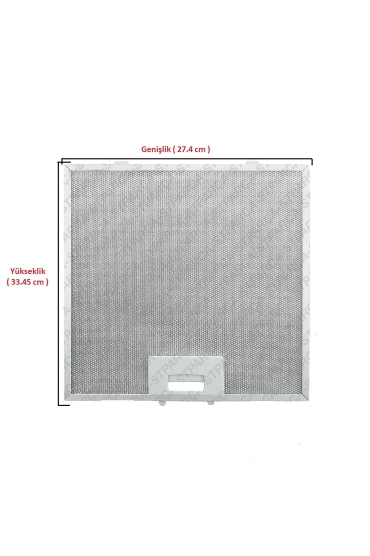 274x334 Hettefilter Termicel Caspia Innebygd fettfilter Kjøkkenhette Aluminium