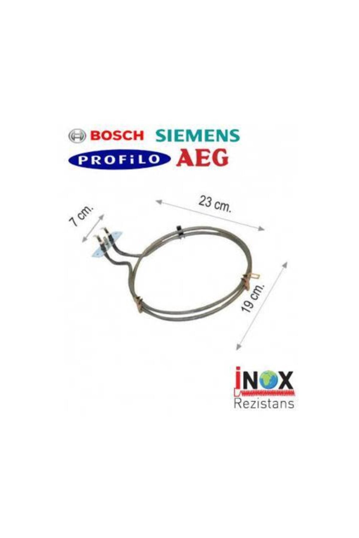 Турбонагреватель для духовки Bosch Siemens Profilo AEG 2600 Вт согревающий элемент запасные части Аксессуары OEM23x19x7 см