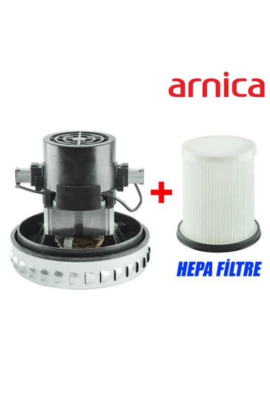 Мотор для пылесоса Arnica Tayfun с медной обмоткой + HEPA фильтр | Комплект замены