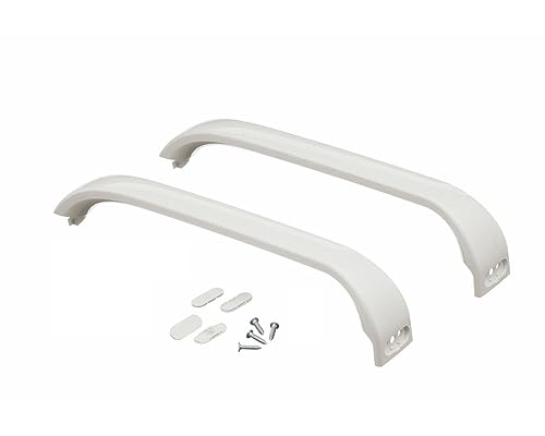 2 pcs Length Door Handle Kit for Bosch Fridge Freezers White 315mm Alt to 369542, 00369542