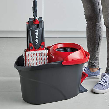 Vileda Ultramat Turbo Flat Mop and Bucket Set