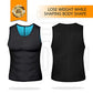 NonEcho Men Neoprene Waist Trainer Sauna Vest Gym Hot Sweat Tank Top Workout Shirt Shapewear Body Shaper No Zipper