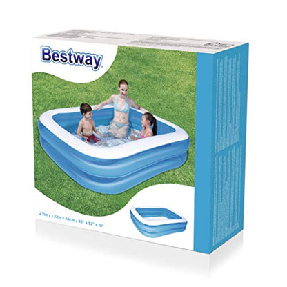 Bestway 12819 Oppblåsbart svømmebasseng 83"x52"x18" 211 x 132 x 46 cm.