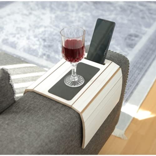 Functional Wooden Sofa Tray | Sofa Arm Table | Adjustable Sofa Arm Tray | Sofa Side Table