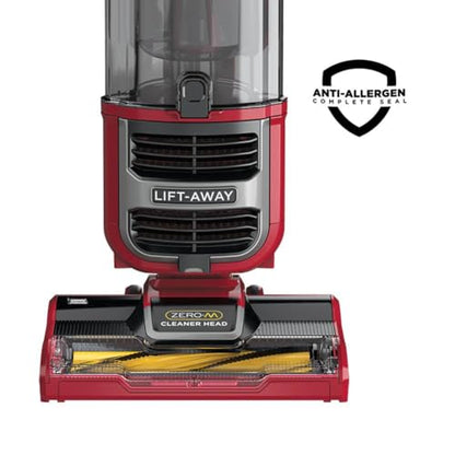 Shark ZU561 Navigator Lift-Away Speed Self Cleaning Brushroll Lightweight Upright Vacuum with HEPA Filter, Red Peony