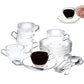 3.4 oz Espresso Cups Small Demitasse Clear Glass Espresso Drinkware Demitasse Cups Espresso