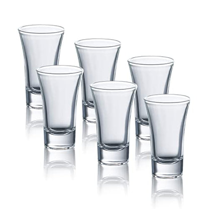 6-Pack Heavy Base Shot Glass Sett, 2-Ounce Shot Glass