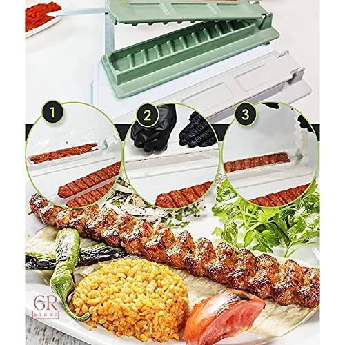 Spiße Kebab Maker Grill Stringer Box Maschine Rindfleisch Fleisch Gemüse String Grill Küche Zubehör Outdoor BBQ Gadget Turk