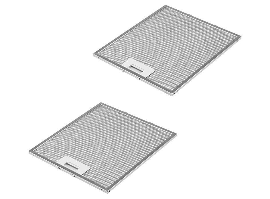 Kit 2 Stück Aluminium-Fettfilter Austauschfilter Dunstabzugshaube Für ELICA mm 267 x 305 x 9
