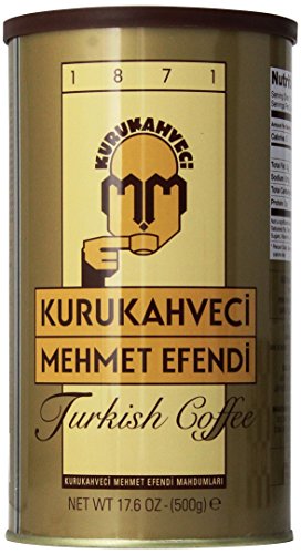 Kurukahveci Mehmet Efendi Turkish Coffee, 17.6 Ounce (Pack of 1)