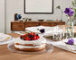 Pasabahce Premium Clear Glass Servicing Tray, Uniqe Desing Cake Stands, Server Plate,