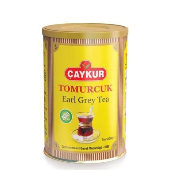 Caykur Tomurcuk Earl Grey - Premium 125g Bergamot Scented English Black Tea, Handpicked for Superior Flavor and Refreshing Arom