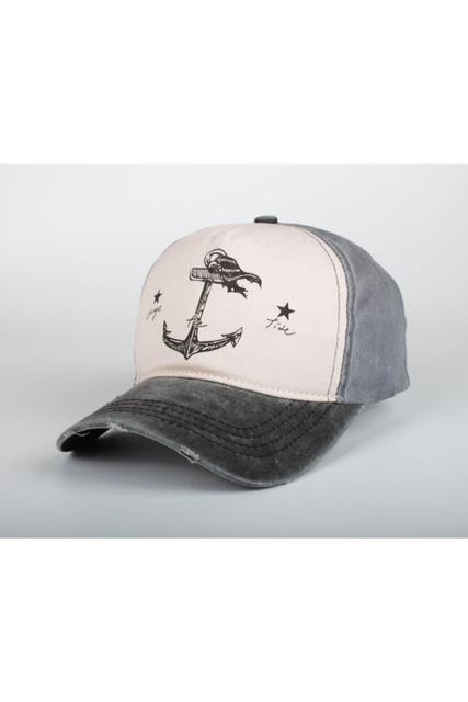 $ 14,99 | Nautische 100% katoenen matrozenhoed: unisex, verstelbaar, met vintage ankerapplique - perfect voor alle seizoenen en maritieme avonturen