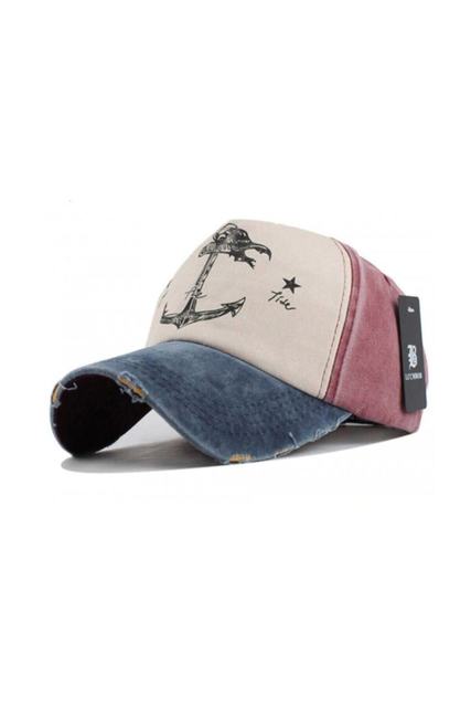 $ 14,99 | Nautische 100% katoenen matrozenhoed: unisex, verstelbaar, met vintage ankerapplique - perfect voor alle seizoenen en maritieme avonturen