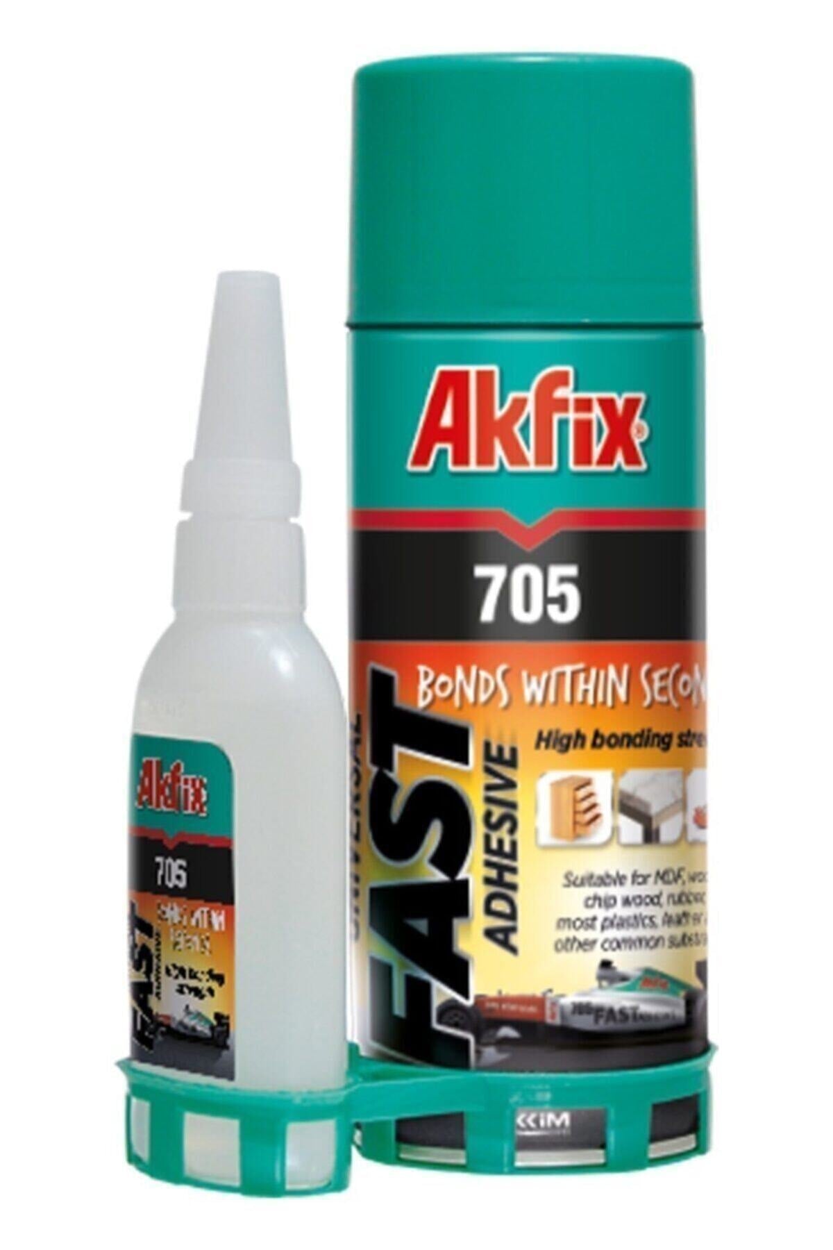 Akfix 705 Quick Adhesive Mdf Kit: High-Strength Multi-Surface Bonding Solution 200ml + 50gr