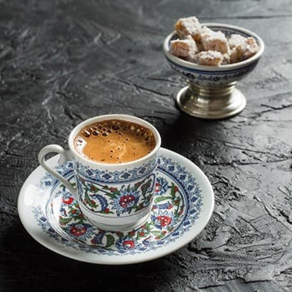 Mehmet Efendi Authentic Turkish Coffee: 120 Single-Serve 6g Ground Coffee Packets for Traditional Taste Experience