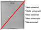 20.5x48.3 cm Range Hood Oil Filter Aspirator Cooker Grease Filter Kitchen Extractor Ventilation Aluminium Mesh Metal 205x483 mm