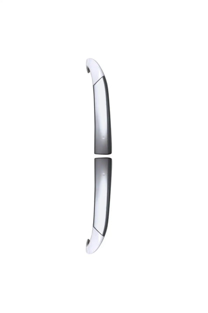 1587421950105 Refrigerator Accessory Spare Part Arçelik Beko Upper and Lower Door Handle Set Color Gray - White