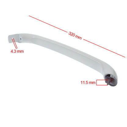 Fridge & Freezer Single Hole Door Handle 31,5 Cm, Compatible for Bosch GSD32.. KSR39.. KSV36..- - 00672516