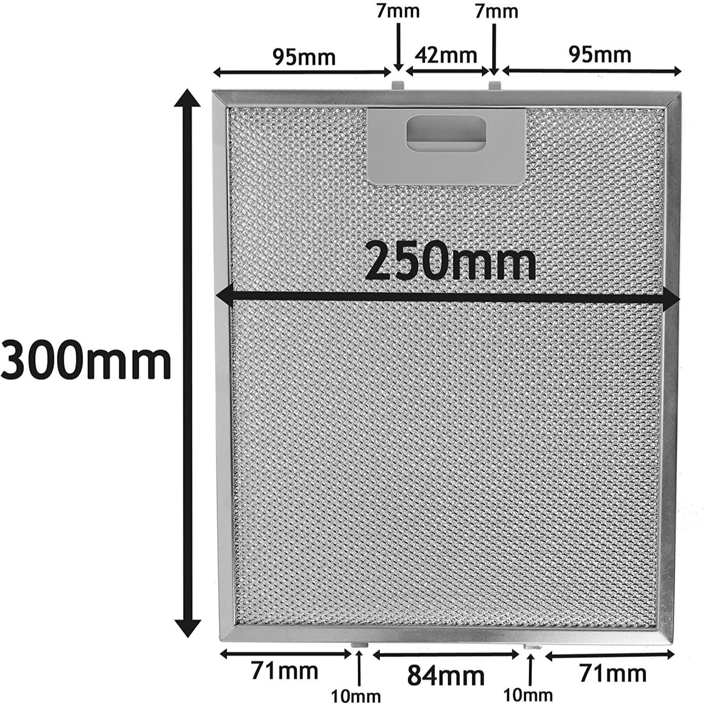 25x30 см CM 25 x 30 вытяжной фильтр масляный аспиратор плита жирный фильтр кухня вытяжка вентиляция алюминий 250x300 мм