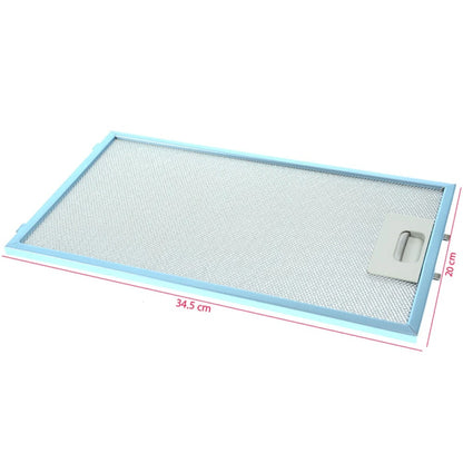 11010157 filter voor afzuigkap 200x345 gaas voor afzuigkap vetfilter voor afzuigkap 20x34,5 cm Silverline Esty Luno 3420 3447