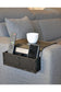 Sofa Tray Table - Remote Control and Cellphone Organizer Holder