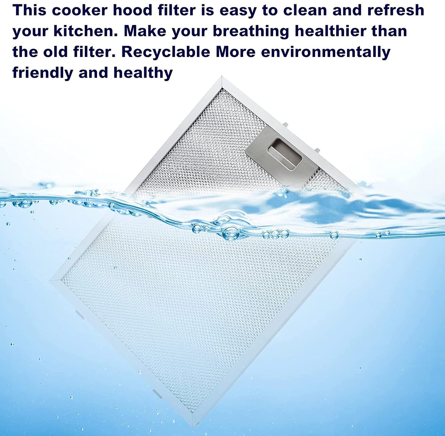 11010157 filter voor afzuigkap 200x345 gaas voor afzuigkap vetfilter voor afzuigkap 20x34,5 cm Silverline Esty Luno 3420 3447